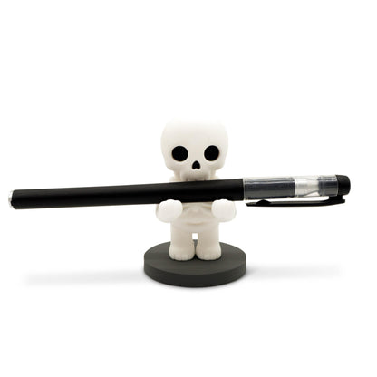 GOOFBALLS Pen Holder – Skeleton Design, Funny Office Desk Organizer, Spooky Decor