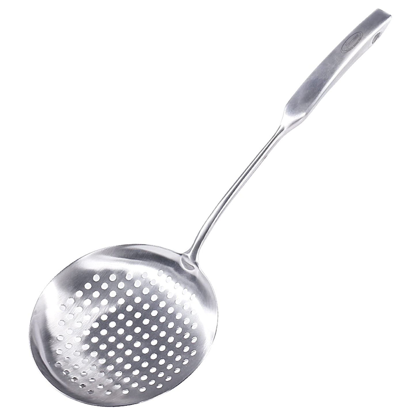 5 Pcs Newness Cooking Utensils Set, 304 Stainless Steel Kitchen Utensils Set, Metal Kitchen Accessories, Include Soup Ladle, Slotted Skimmer Spoon, Spaghetti Spoon and Spatula, Dishwasher Safe