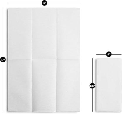 5000-Pack BloominGoods Disposable Bathroom Napkins | Linen-Feel Guest Towels |