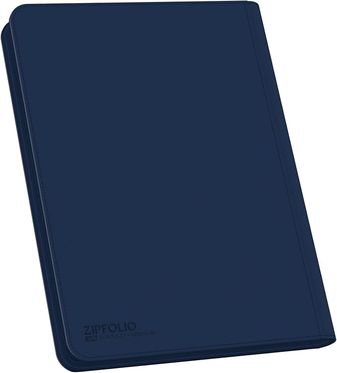 Ultimate Guard Zipfolio 320 – 16 Pocket Xenoskin Blue