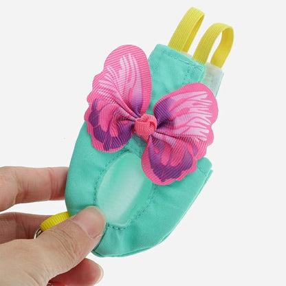 POPETPOP Bird Costume Diapers Bird Harness Flight Suit Clothes with Flying Leash Washable Parrot Reusable Flight Suit Diaper for Parrots Cockatiel s