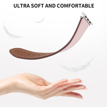 Italy Genuine Leather Bands Women Men Compatible with Apple Watch 38mm 41mm 40mm 42mm 44mm 45mm 46mm 49mm, iWatch Straps Smartwatch Replacement Band for Ultra SE 3/2/1 Series 11 10 9 8 7 6 5 4 3 2 1
