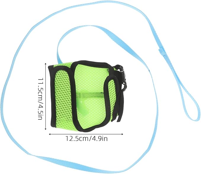 YARNOW 2pcs Adjustable Small Pet Harness Leash Set for Rabbits and Guinea Pigs – Breathable Mesh Vest, Medium Size, Outdoor Walking and Training Safety Gear