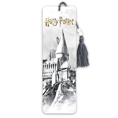 Harry Potter Bookmark Set - Bundle with 3 Bookmarks Featuring Book Covers, Hogwarts Castle, More Plus Stickers | Harry Potter School Supplies for Boys Girls Kids
