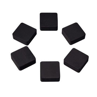 Favourde 48 Pack Magnetic Whiteboard Dry Erase Erasers Chalkboard Cleansers for Classroom, Home and Office (Black)