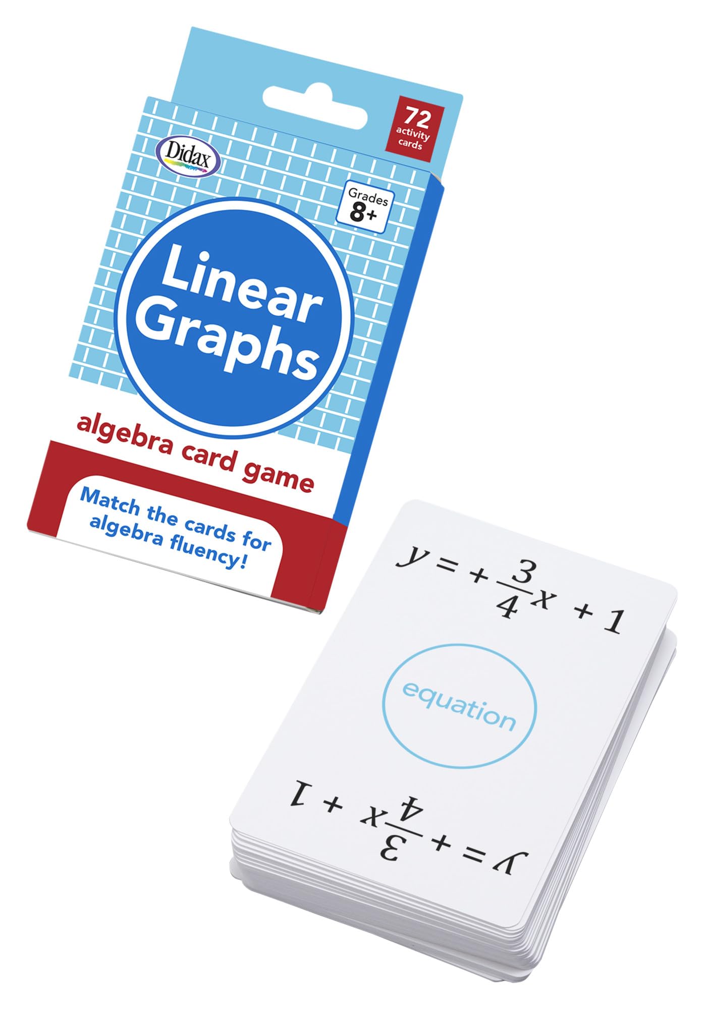 Didax Linear Graphs Algebra Card Game
