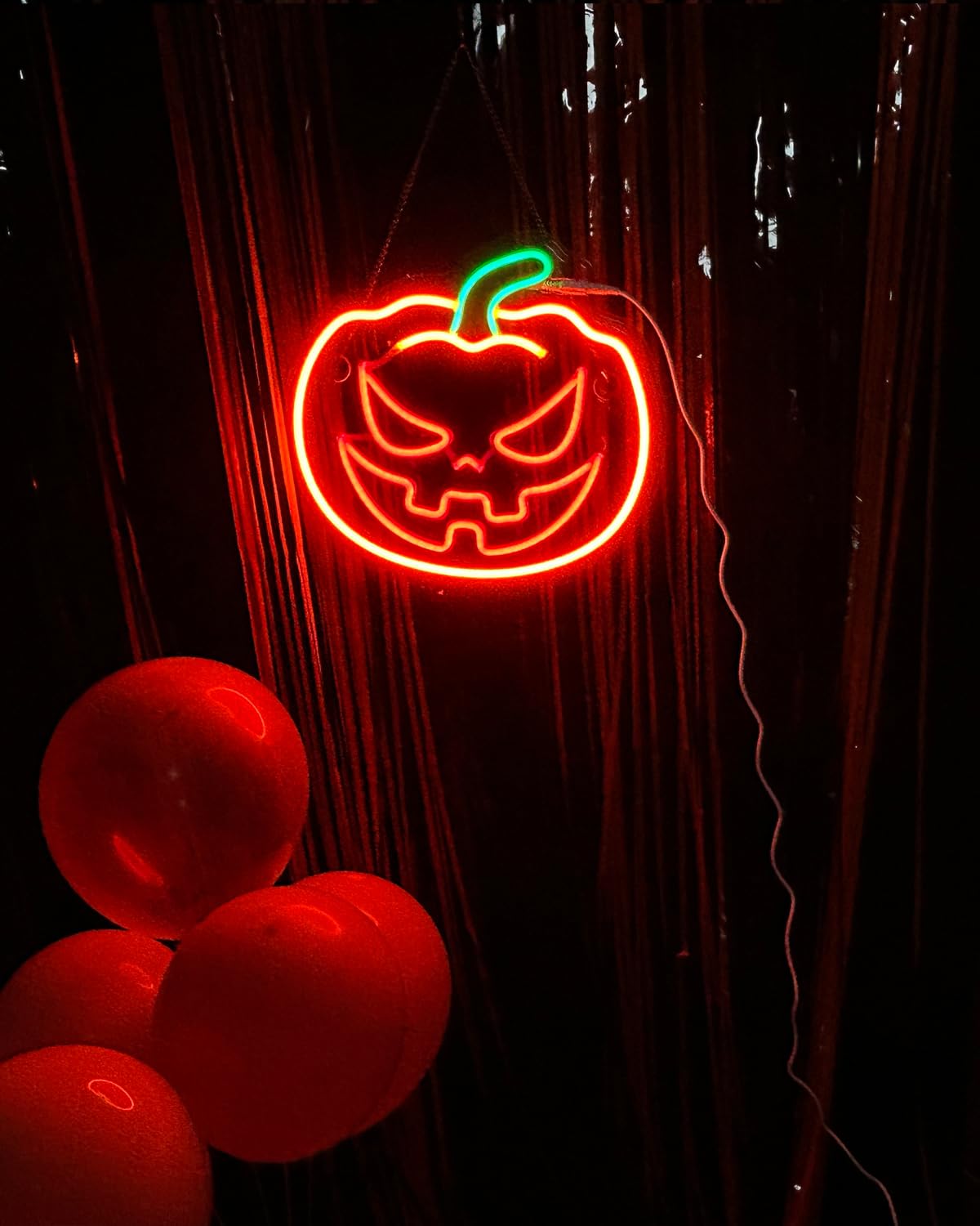 Halloween Pumpkin Neon Sign -13 X 12.5 Inch Dimmer Led Neon Signs for Halloween Decor, Cute Pumpkin Decor for Bedroom, Party and Birthday Gifts, Neon Christmas Decorations