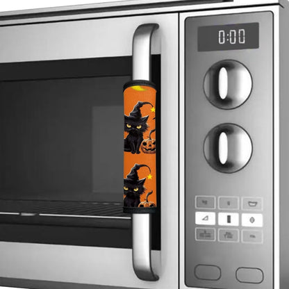 Mintulipy Refrigerator Door Handle Covers Keep Your Fridge Microwave Oven Stove or Dishwasher Clean Halloween Set of 4 Washable Cloth Decor Kitchen Decor Accessories
