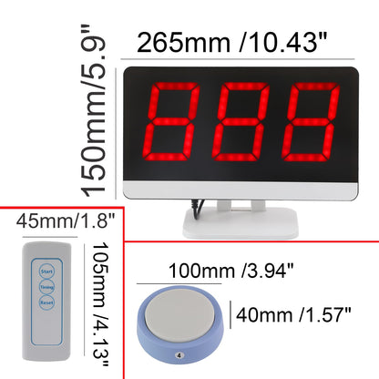 LOUKIENE Wireless Quiz Answer Game Buzzer System Gameplay 262ft for Game Show Family Game Nights Debate Contests in Companies Offices School Contest Classroom Trivia Nights (8 Buttons Set)