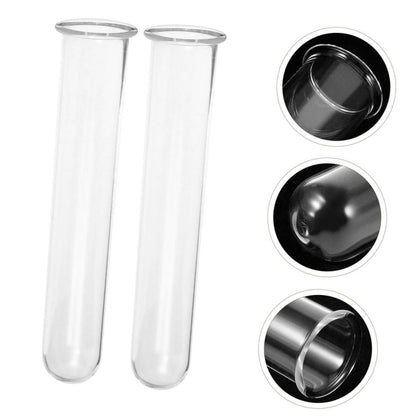 Ciieeo 6pcs Glass Test Tube Vase for Air Plant Terrarium Propagation Jars for Plants Glass Tube Vase Elegant Design for Home Office
