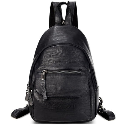 Small Backpack Purse for Women Fashion PU Leather Backpack Convertible Ladies Sling Bag