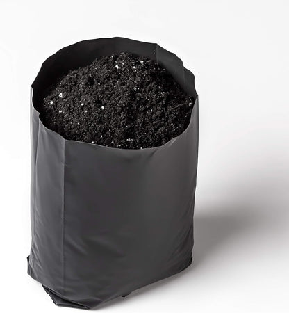 Plastic Plant Nursery Pot/Pots 25 pcs 9.84""/11.4"" 25/29cm 2.64 gal Seed Starter Pot Transplanting Planter Container Drainage Holes Starter Gardening Fruittrees Nursery Outdoor Starting pots, Black