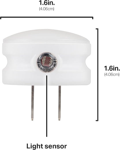 Lights by Night, LED Night Lights Plug Into Wall, 6-Pack, Dusk to Dawn Auto On/Off Sensor, Soft White, Plug In Nightlight Perfect for Adults, Kids, Bedroom, Bathroom, Hallway, Kitchen