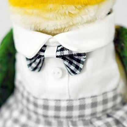 Bird Costume Bird Diaper Flight Suit Cute JK Dress Dress Skirt Clothes Cosplay Photo Prop for Parrots Macaw Cockatoo (Without Diaper,Sulphur-Crested Cockatoo)