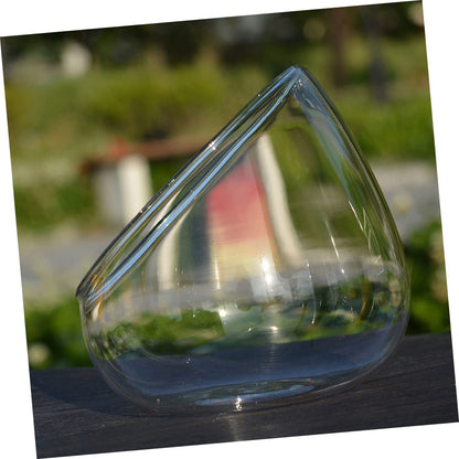 VICASKY Glass Landscape Bottle for and Air Plants Multi-Purpose Terrarium Container for Home Decor and Creative Displays