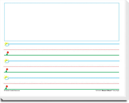 Teacher Created Resources Smart Start K-1 Story Paper: 360 Sheets (76513)