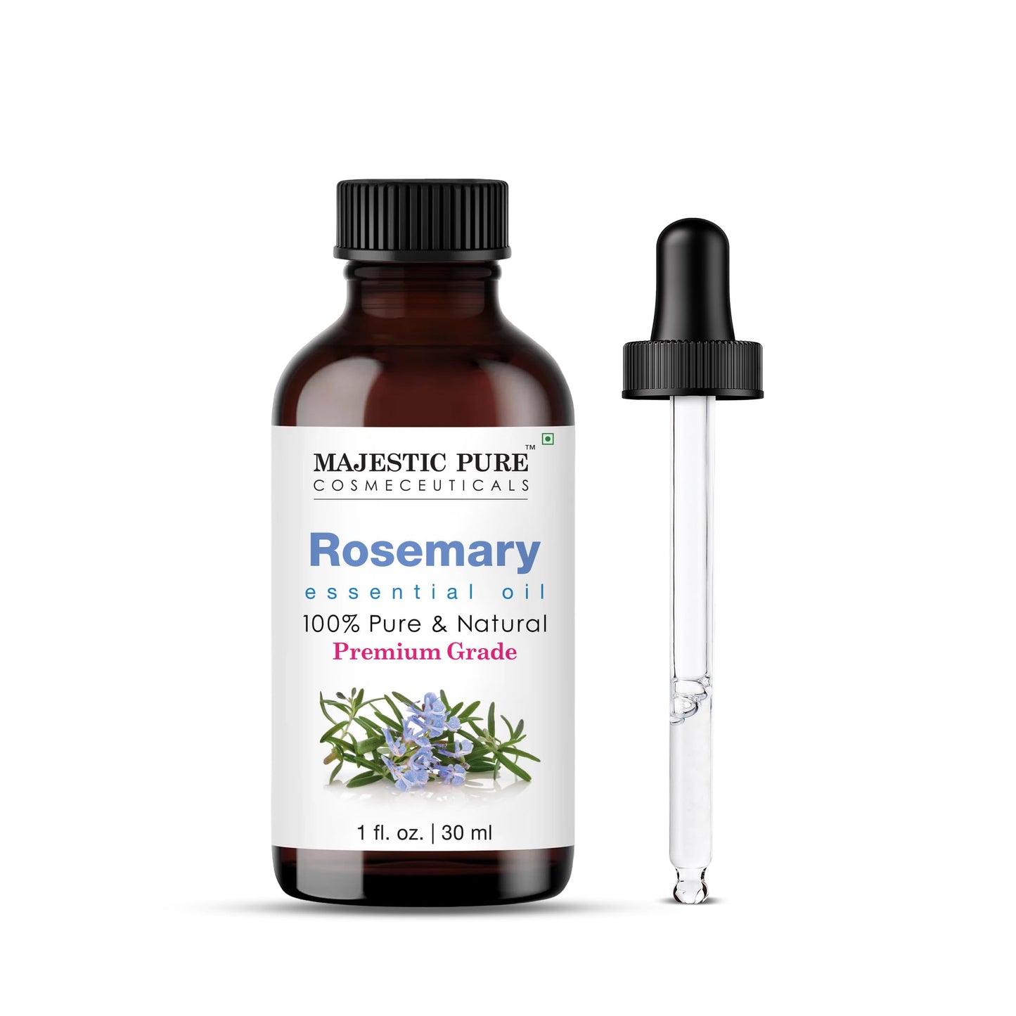 Majestic Pure Lavender Essential Oil with Glass Dropper - Huge 4 Fl Oz - 100% Pure and Natural Lavender Oil - Premium Grade Essential Oils for Diffuser, Aromatherapy, Soap and Candle Making