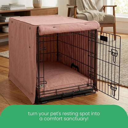 Molly Mutt Kyoto Dog Crate Cover, GOTS-Certified 100% Organic Cotton Canvas Cover for Dog or Puppy Kennel and Cage, Washable, Free of Harmful Chemicals, XX-Large, Fits 48"x30"x33" Crate