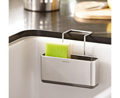 simplehuman Sink Caddy Sponge Holder, Brushed Stainless Steel