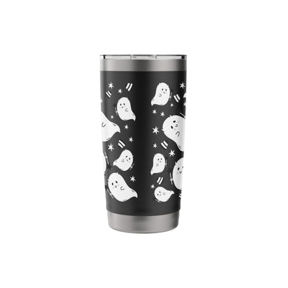 Halloween Ghost, Funny Cute Ghost Print Stainless Steel Insulated Tumbler