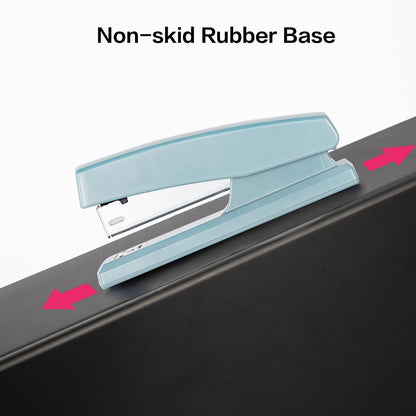 Deli Stapler, Desktop Staplers with 640 Staples, Office Stapler, 25 Sheet Capacity, Blue