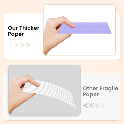 Index Cards 3x5 Inch, 300sheets, Flash Cards,Ruled Lined Purple Note Cards Paper For Studying, Schools Supplies, College, Office And Home Organization, Note Taking Supplies
