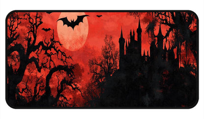 Ruiseye Halloween Bat Kitchen Floor Mat,Laundry Room Runner Rugs 51''x17'',Non-Slip,Floor Mat Runner for Laundry Room, Kitchen,Bathroom,and Mudroom