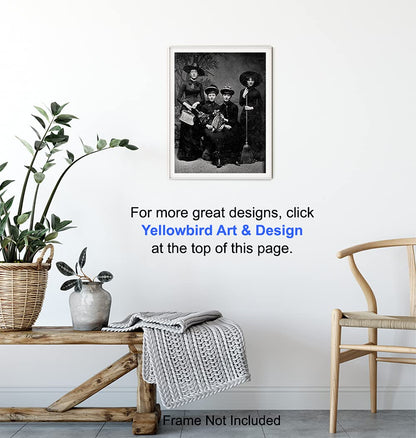 Victorian Witch Photography Gothic Wall Decor - Wiccan Pagan Art 8x10