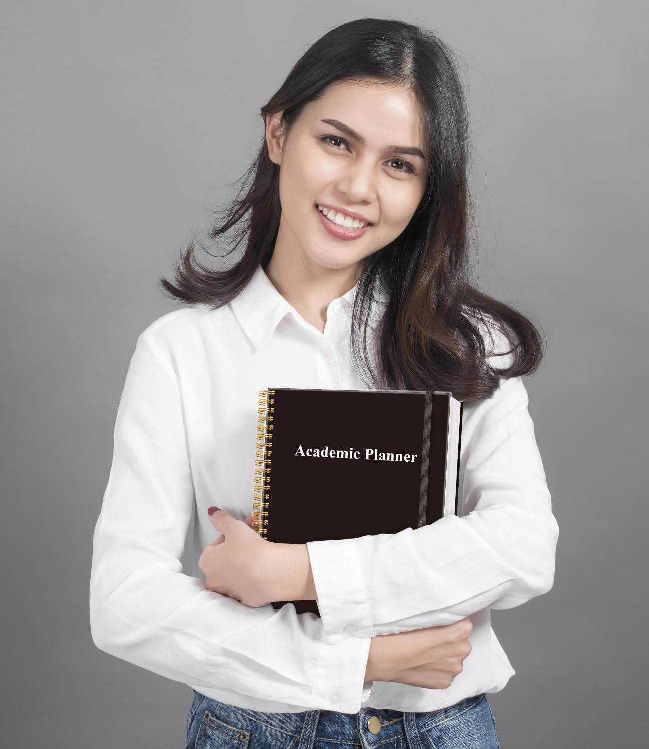 Academic Planner for 2026-2027 or Anytime - Undated Weekly Student Planner For Homeschool, High School, College & Nursing Students, 200 Pages, 8.5" x 11", Black