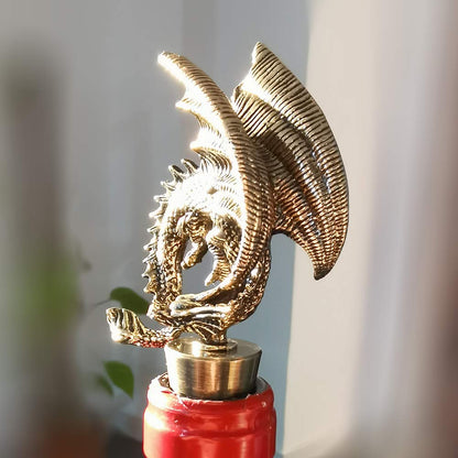 Dragon Wine Stoppers Gothic Metal Alloy Bottle Stopper