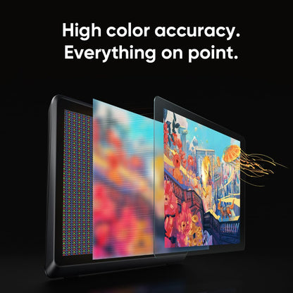 XPPen Artist 22 Plus 130% sRGB Drawing Tablet with Screen, 16.7 Million Colors Art Tablet with 16384 Pressure Stylus, Full Laminated, Anti-Glare Display Computer Graphic Tablet (22 inch)