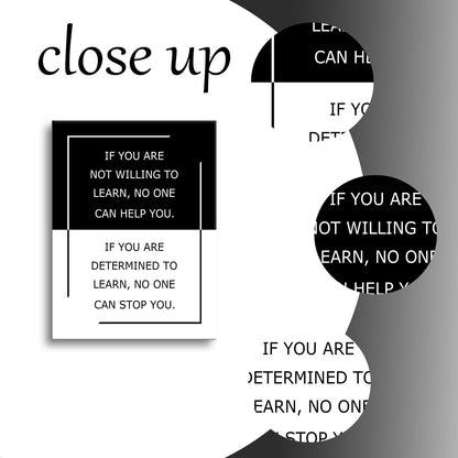 Motivational Poster Wall Art Inspirational Quotes If You Are Sign Picture Print Positive Saying Painting Artwork for Modern Home Bedroom Office Workplace Stretched and Framed [18''Hx24''W]