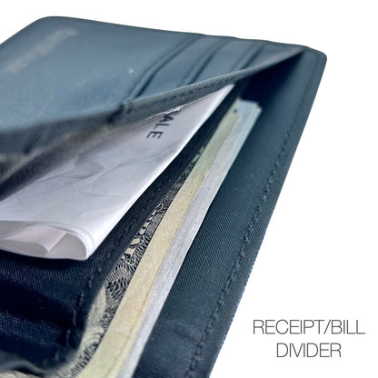 CardGear RFID Blocking Full Size Bifold Wallet with Self-Healing texture, 8 Slots, 1 Key Pocket, Cash Divider, and Large ID window, Come with Premium Gift Box (Vegan Leather, Dark Brown)