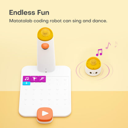 MatataStudio Coding Robot Set for Kids Ages 4+, STEM Robotics for Toddles to Learn Early Programming, Educational Toy for Homeschool & Classroom Ages 4-10
