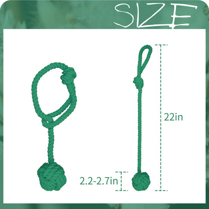 Ushomin Curtain Tiebacks, 2 Packs Heavy Duty Tiebacks, Indoor/Outdoor Decorative Tie Knot Curtain Holdbacks (Green)