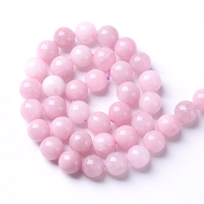 6MM 60PCS Kunzite Beads Round Loose Beads for Jewelry Making DIY Bracelet Necklace Crystal