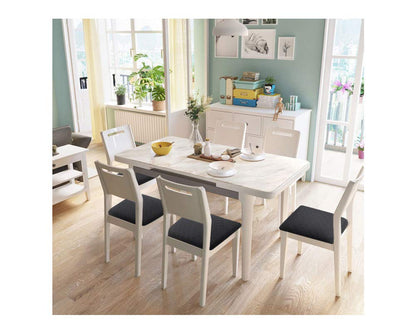 Fuloon Stretch Chair Seat Covers 4 PCS, Removable Washable Dining Chair Covers Anti-Dust Dining Room Seat Cushion Slipcovers (4, Black)