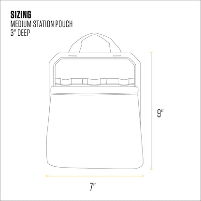 Carhartt Station Tool Pouches, Durable Organizer, Compatible with All Station Tool Bags, Medium