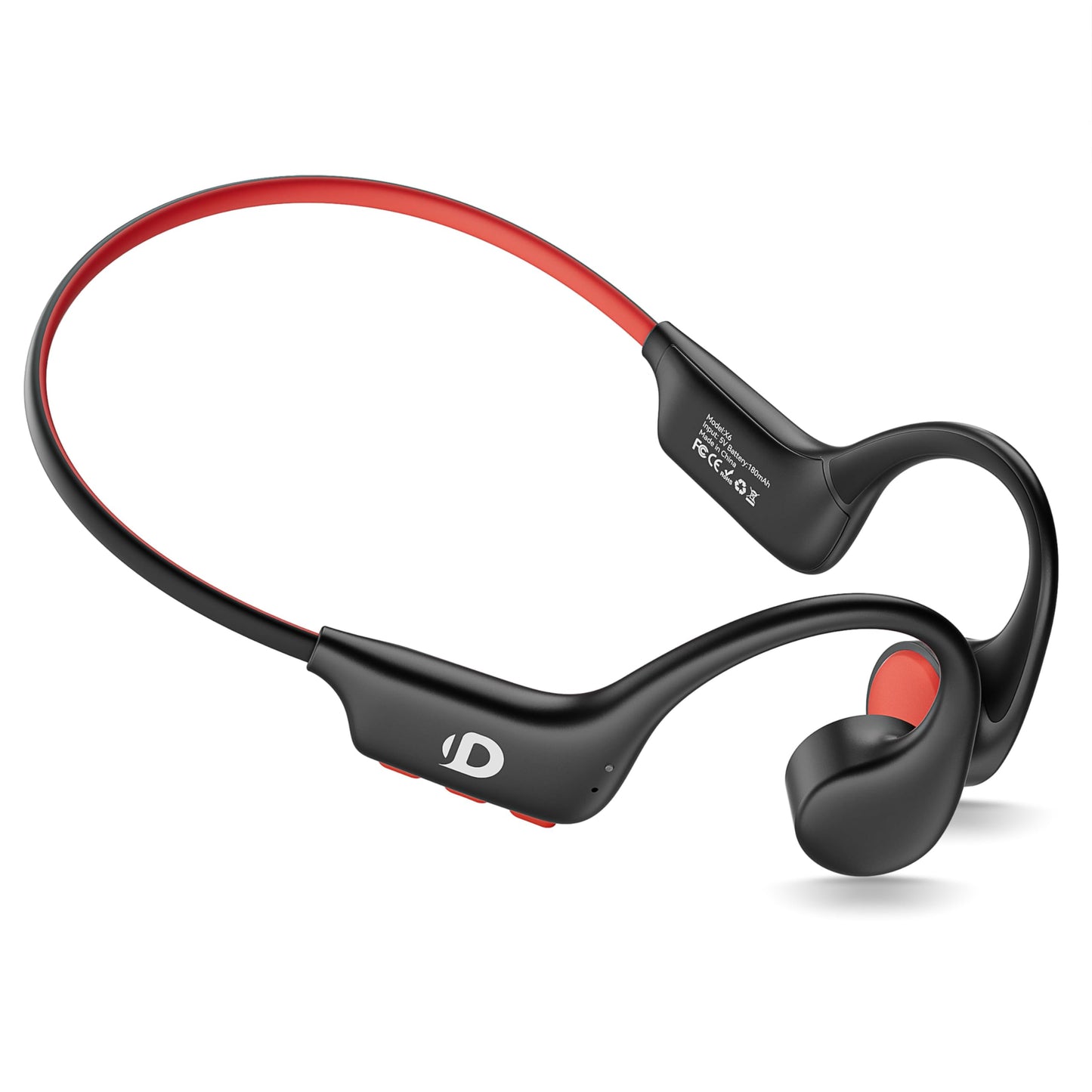 DEMICEA Open Ear Sport Headphones, Wireless Bone Conduction Earphones, Built-in 32GB MP3,with Mic, IP68, Sweat & Water Resistant, Up to 8 Hours Battery, Bluetooth 5.3,for Running,Swimming,Workouts