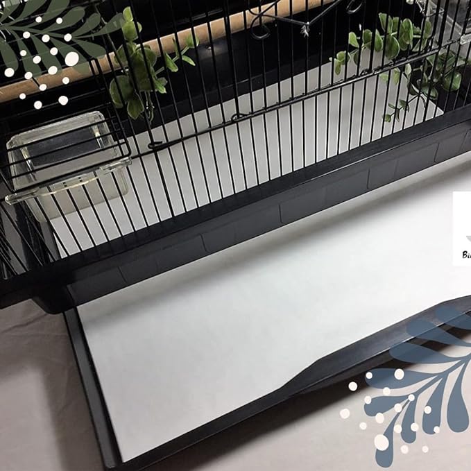 BirdCage Liners - POLY COATED, Small Sizes, Custom Orders, 60, 100 or 150 Pre Cut Sheets - Up To 150 Ft Of Paper