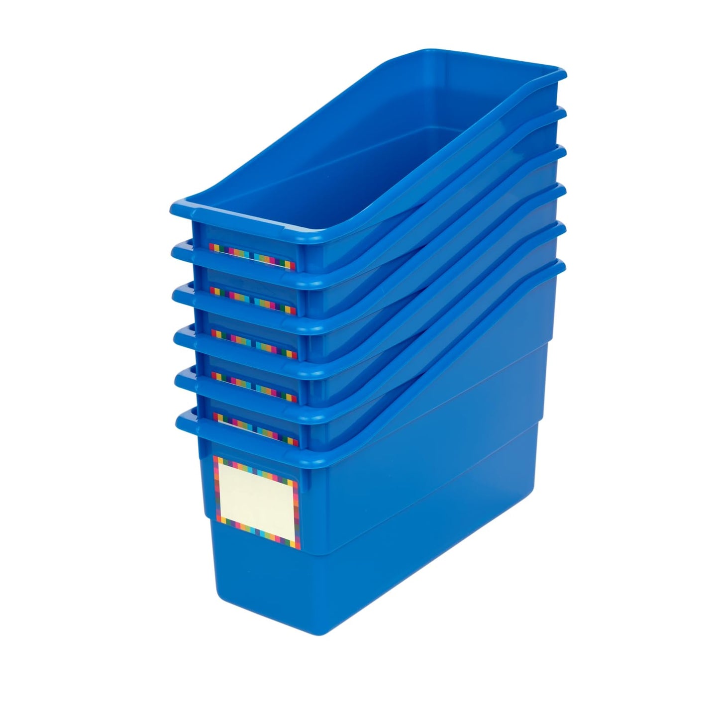 Really Good Stuff Durable Book & Binder Holders - 6 Pack - Blue