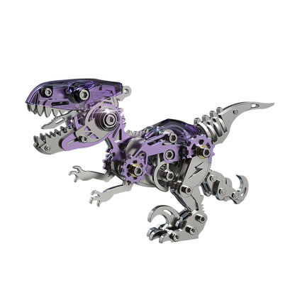 3D Metal Puzzles,Mechanical Dinosaur 3D Metal Puzzle for Adults,Velociraptor Series,Home Decoration Art Handicrafts Gifts Toys