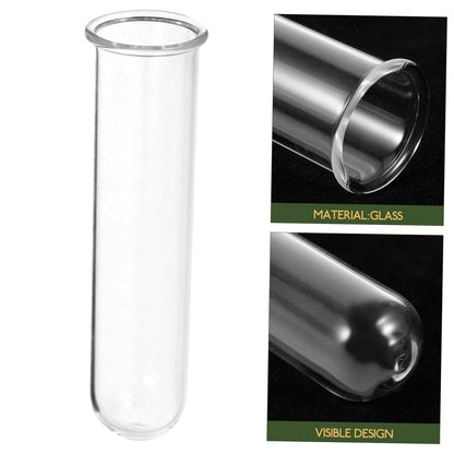 Abaodam 5pcs Clear Glass Test Tube Propagation Vases Multi-use Hydroponic Plant Holders for Home and Office Decor Elegant Terrarium Flower Display Sturdy Design