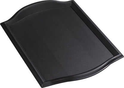 Carlisle FoodService Products 1217BT03 Bistro Plastic Café Tray, 12" X 17", Black