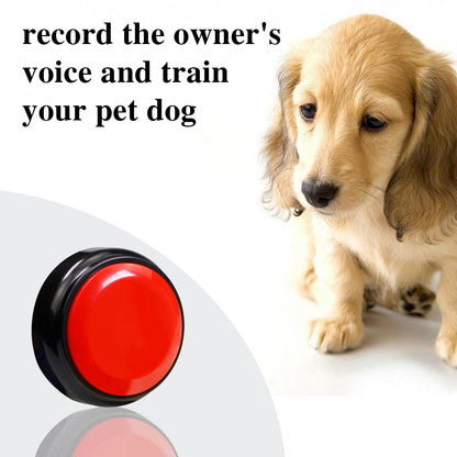 Recording Button,Voice Recorder Button 30 Second,Talking Buttons,Record Sound Button for Gift Education,Easy Button,Funny Office Gift,Includes 2*AAA Batteries (Red)