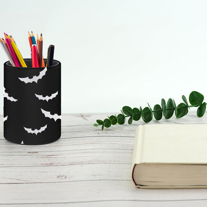 XUWU Halloween Bat Pen Holder Pencil Cup for Desk Organizer