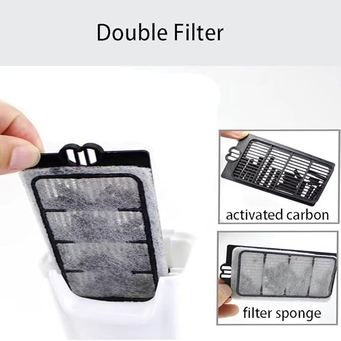 Aquarium Filter Cartridges Suit for 3.5W 280L/H Low-Water Fish Tank Filter Turtle Tank Reptiles Amphibians Frog Crab Cichlids Newt Filter Plate(Cartridges-3PCS)