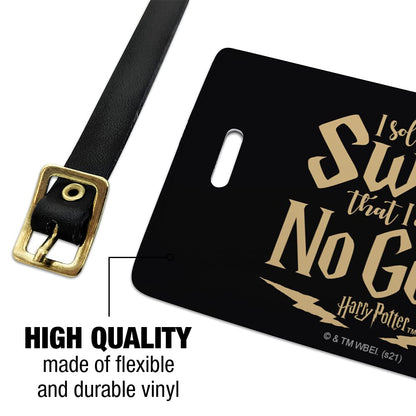 Harry Potter I Am Up To No Good Luggage ID Tags Carry-On Cards - Set of 2