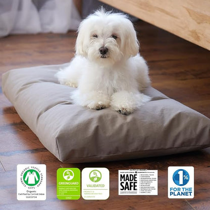 Naturepedic Organic Pet Bed Cover - Washable Waterproof Mattress Protector - Removable Cover for Dog and Cat Bed - XX-Large
