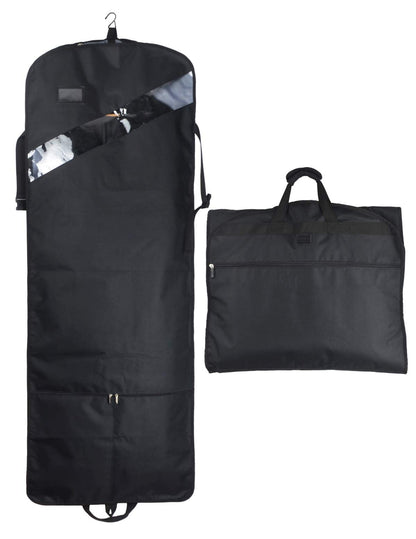 GYSSIEN 52'' Extra Long Dress Garment Bag, Premium & Breathable Tear-resistant Hanging Suit Cover for Travel and Storage